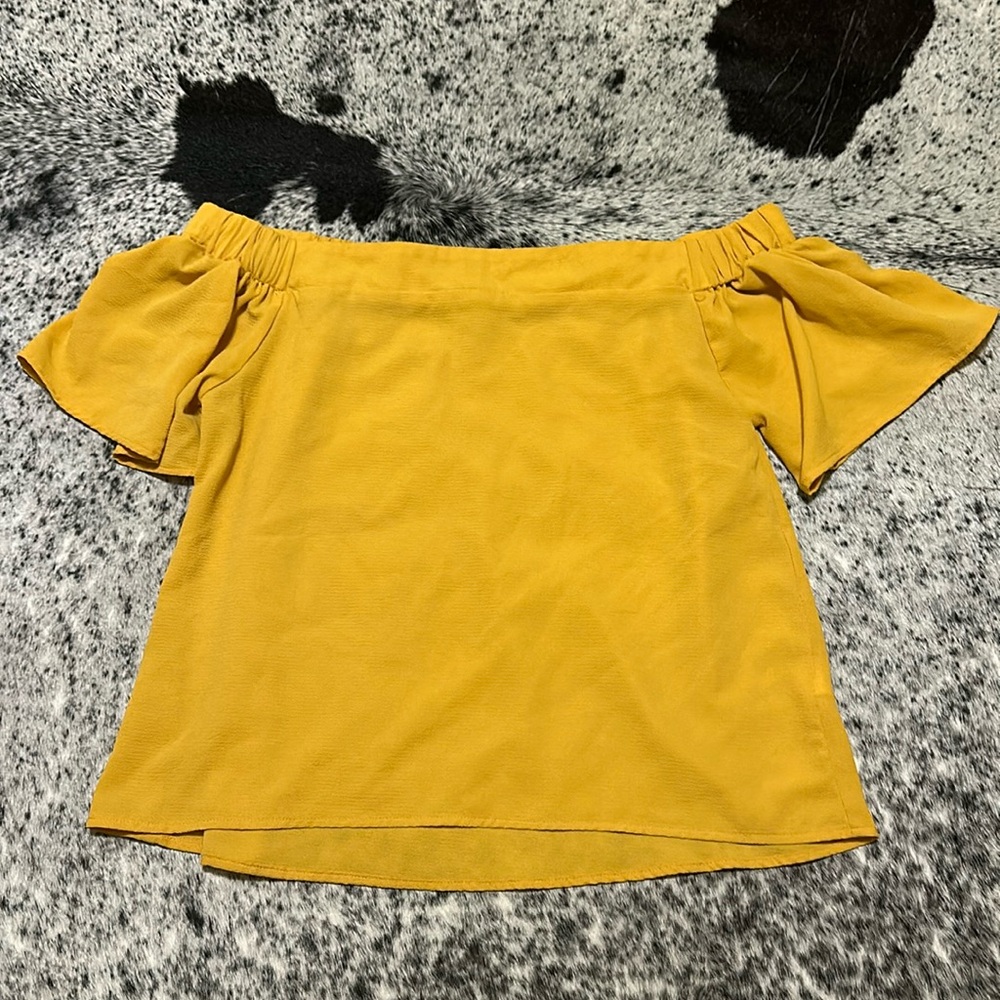 Love letter collection off the shoulder top